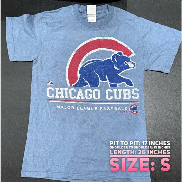 Vintage Tees - MLB Chicago Cubs Graphic Tee*SZ S - Picture 2 of 4